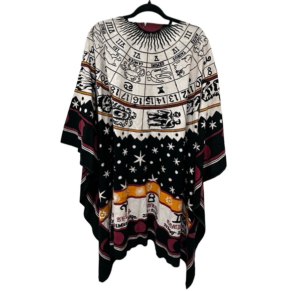 One-of-a-Kind Celestial Astrology Kimono Handmade Upcycled One size - Picture 5 of 12